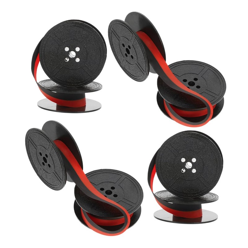 4 Sets Typewriter Ribbon Ink Replacement Spool Black Household Typewriter Accessory - Image 2