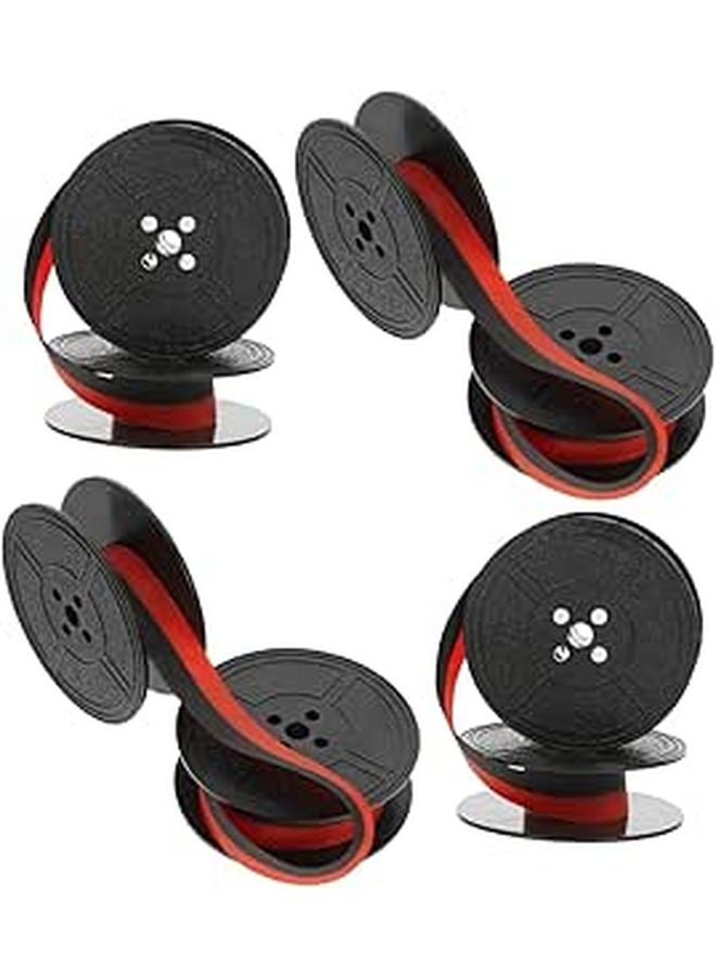 4 Sets Typewriter Ribbon Ink Replacement Spool Black Household Typewriter Accessory - Image 1