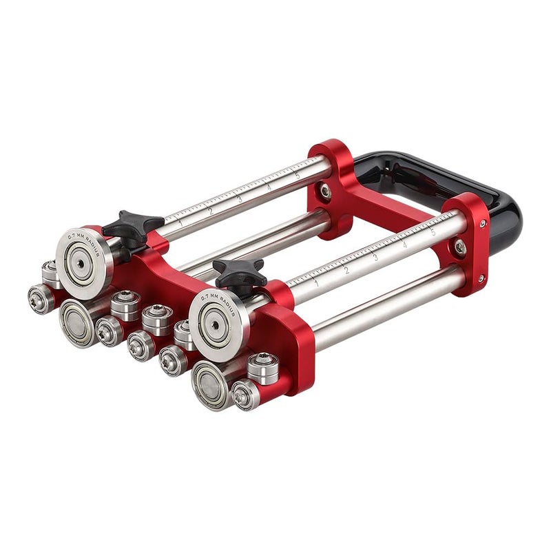 Malco FS2F150 2 Station Metal Bender Metal Roofing Tools Sheet Metal Fabrication 0100 Bending Range Adjustable Roller Spacing Quick setup lightweight and highly portable 150mm