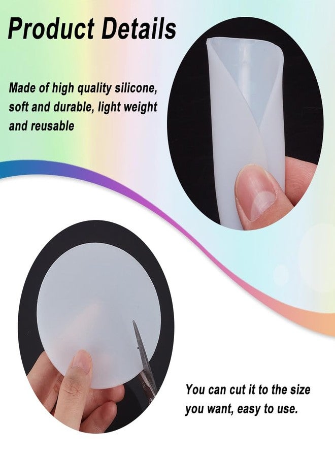 AHANDMAKER قوالب الراتنج AHANDMAKER 6 قطع 6 أنماط ورقة سيليكون هولوجرافية قوالب راتنج الإيبوكسي لصنع الأكواب أداة حرفية DIY، شوكولاتة، حلوى - Image 4