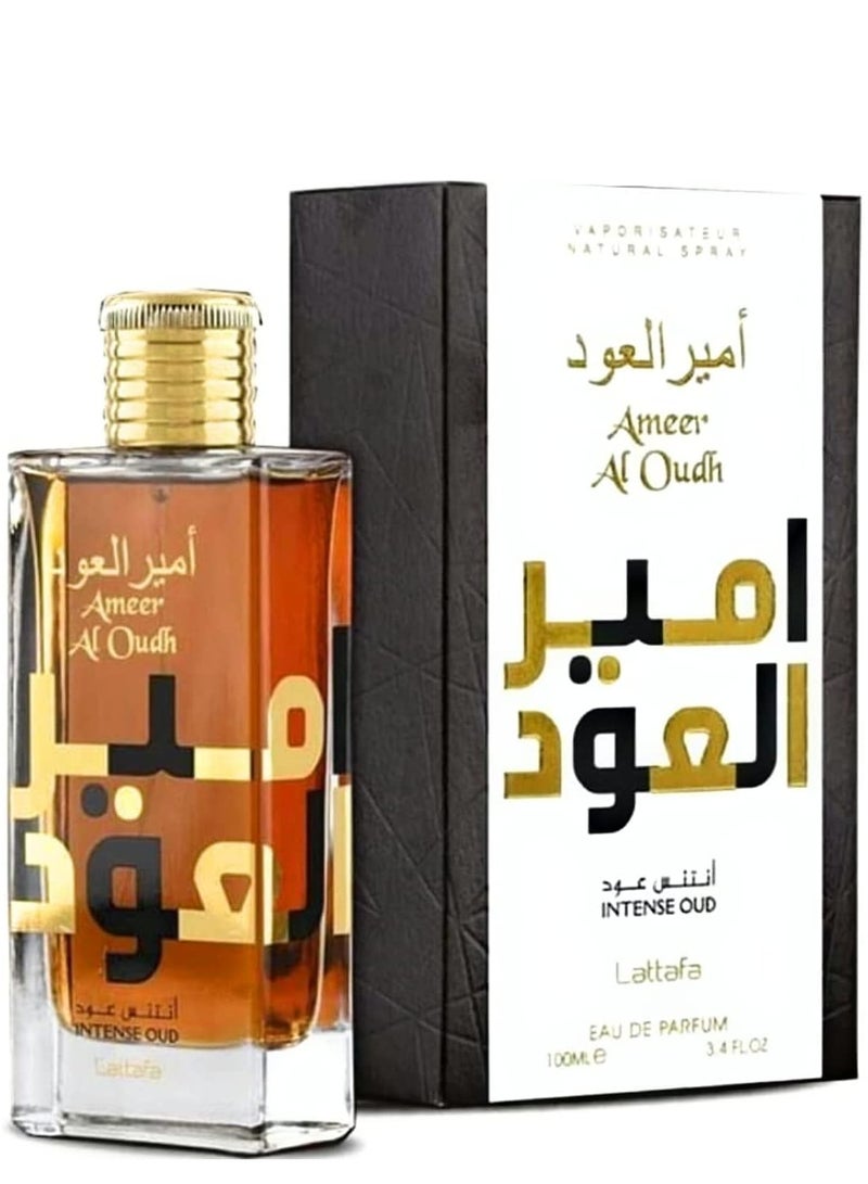 لطافة عطر للجنسين امير العود برائحة انتينس عود من لطافة او دي بارفان 100 مل - Image 1
