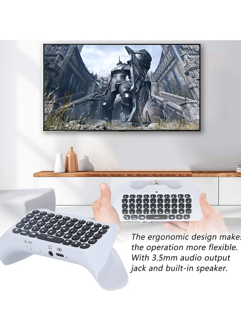 GGOOT Wireless Controller Keyboard for PS5, Game Controller External Keyboard Mini Wireless Keyboard with Speaker for Playstation 5  - Image 4