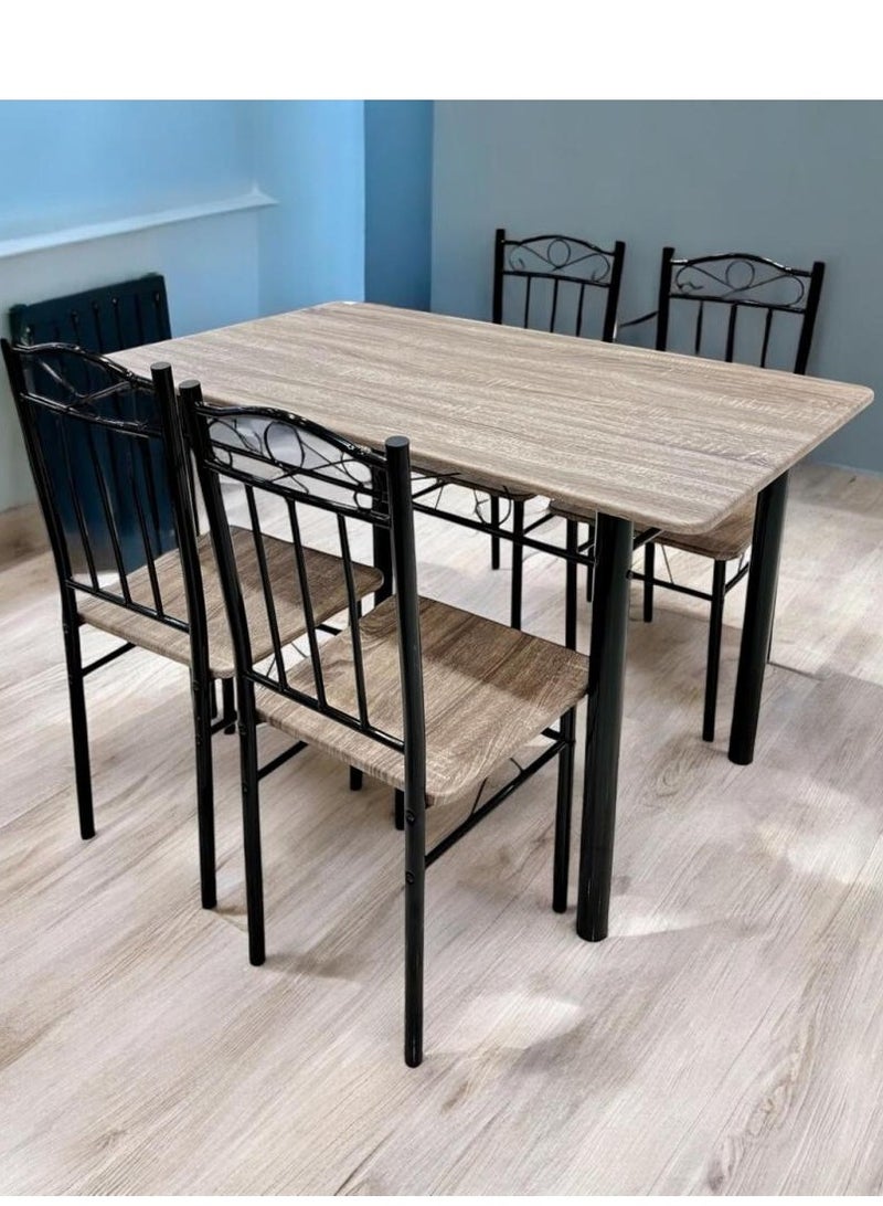 KRESLO Modern Dining Table With 4 Chairs - Practical And Elegant Design - Image 2