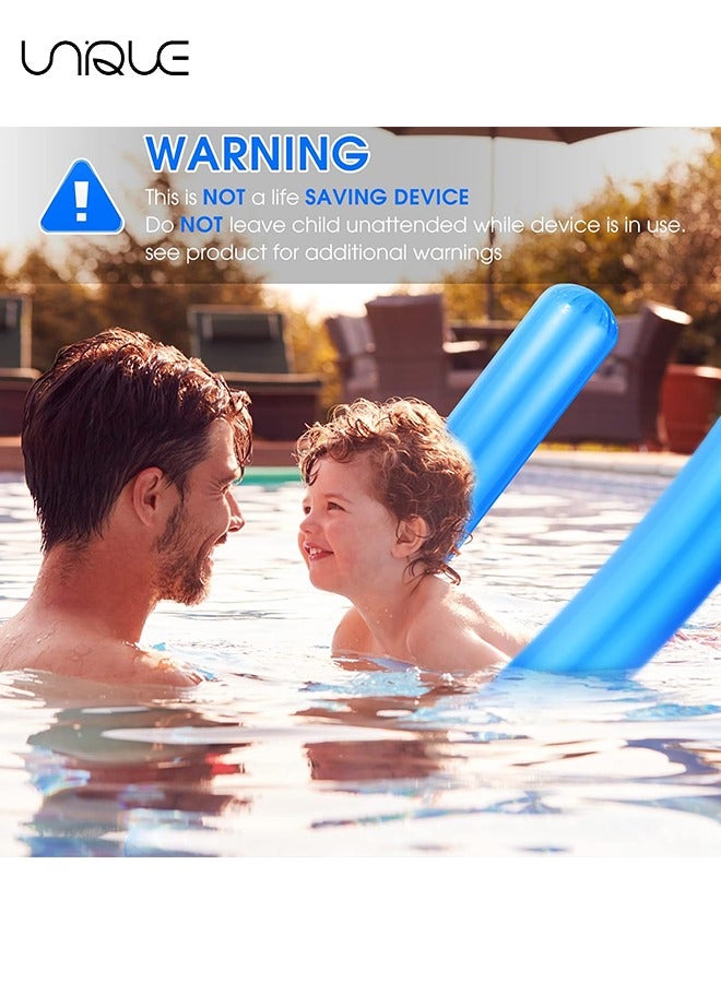 يونيك 5 قطع بركة نفخ العصي، الملونة نفخ بركة السباحة الشعرية، 41.3 بوصة المياه العائمة العصي للبالغين الاطفال، في الهواء الطلق اللعب المياه اللعب، الشاطئ بركة حزب ديكورات - Image 3