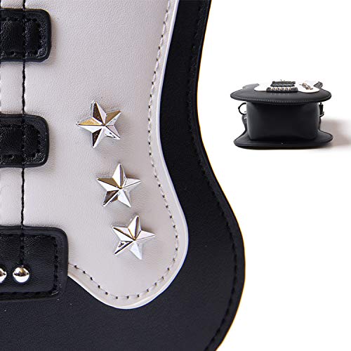 LUI SUI Women’s Piano Guitar Shape Crossbody Purse Bags Music Guitar Small Shoulder Bags Tote Purse - Image 5