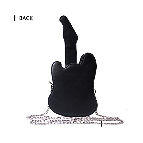 LUI SUI Women’s Piano Guitar Shape Crossbody Purse Bags Music Guitar Small Shoulder Bags Tote Purse - Image 4