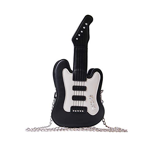 LUI SUI Women’s Piano Guitar Shape Crossbody Purse Bags Music Guitar Small Shoulder Bags Tote Purse - Image 1