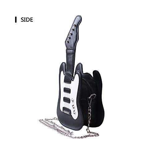LUI SUI Women’s Piano Guitar Shape Crossbody Purse Bags Music Guitar Small Shoulder Bags Tote Purse - Image 3