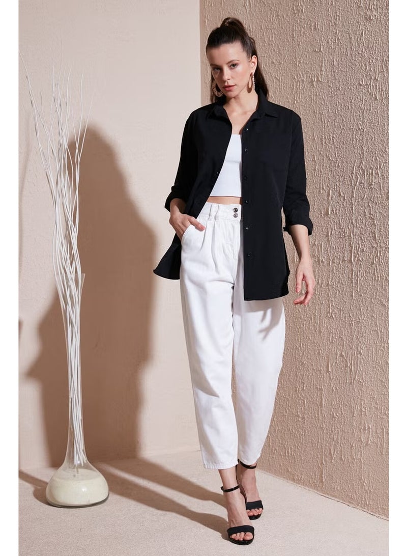 Lela Cotton Regular Fit Single Pocket Shirt Women's Shirt 4613001 - Image 1