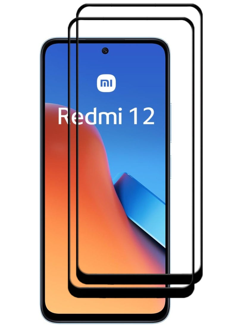 أكاليكس قطعتين، حماية شاشة،  لهاتف شاومي ريدمي 12، جودة ممتازة. - Image 1