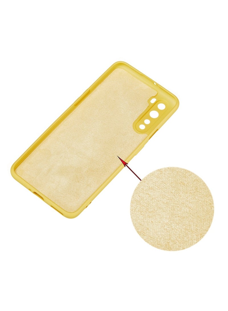 VITION For OnePlus Nord Solid Color Liquid Silicone Drop proof Full Coverage Protective Case(Dark Green) - Image 4