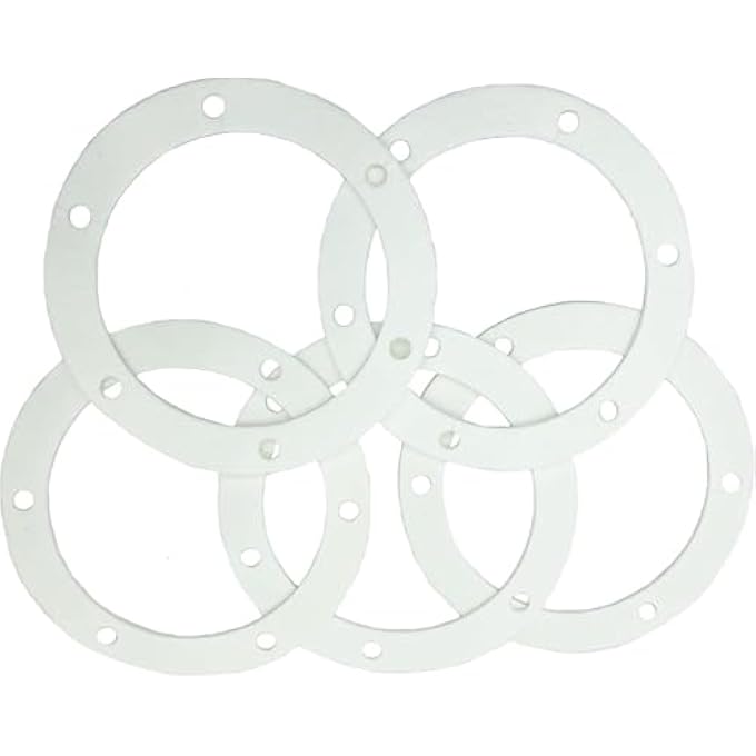 MANUFACTURING PELLET STOVE 6" ROUND GASKET, EXHAUST OR COMBUSTION BLOWER HOUSING SEAL WITH 100'S AND MOST PELLET STOVES 2100J (5 PACK) - Image 2