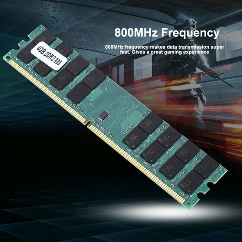 DDR2 Desktop Memory Bar 240Pin 4GB RAM 800MHZ Data Transmission Circuit Module Board Replacement for AMD Motherboards - Image 2