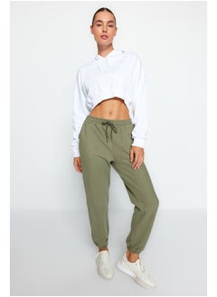 Khaki Thessaloniki. Comfortable Fit. Pocket Sportswear Sweatpants TWOAW21EA0168.