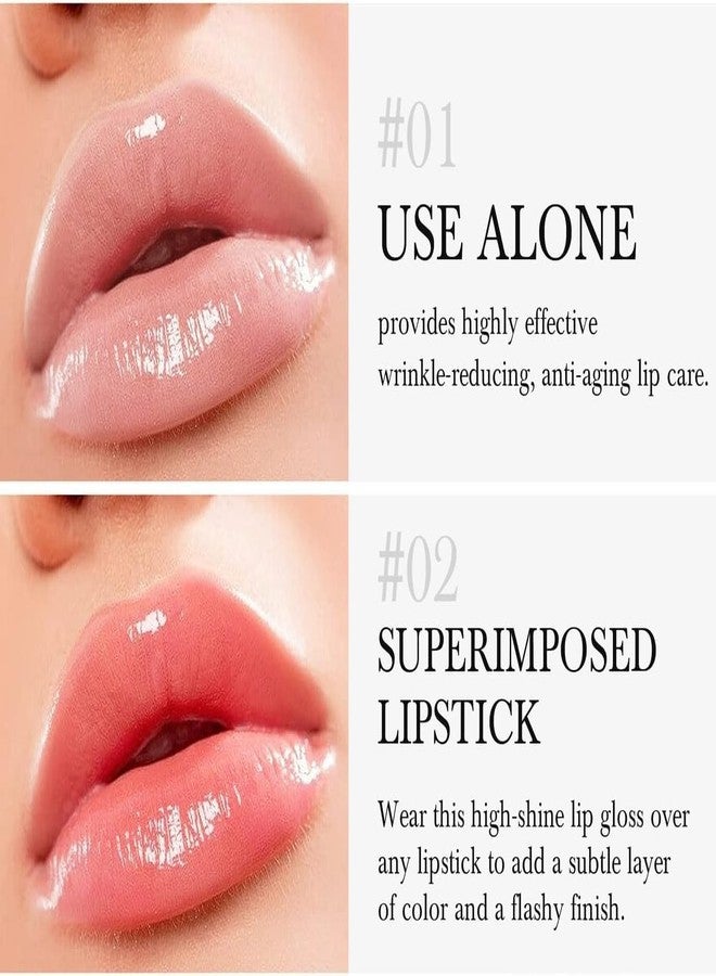 VBA Fruit Gloss Hydraulic Clear Lip Oil Replenishes Water Moisturizes Bald Moisturizer Liquid Lipstick Waterproof Moisturizer Lipgloss (WATERMELON) - Image 5