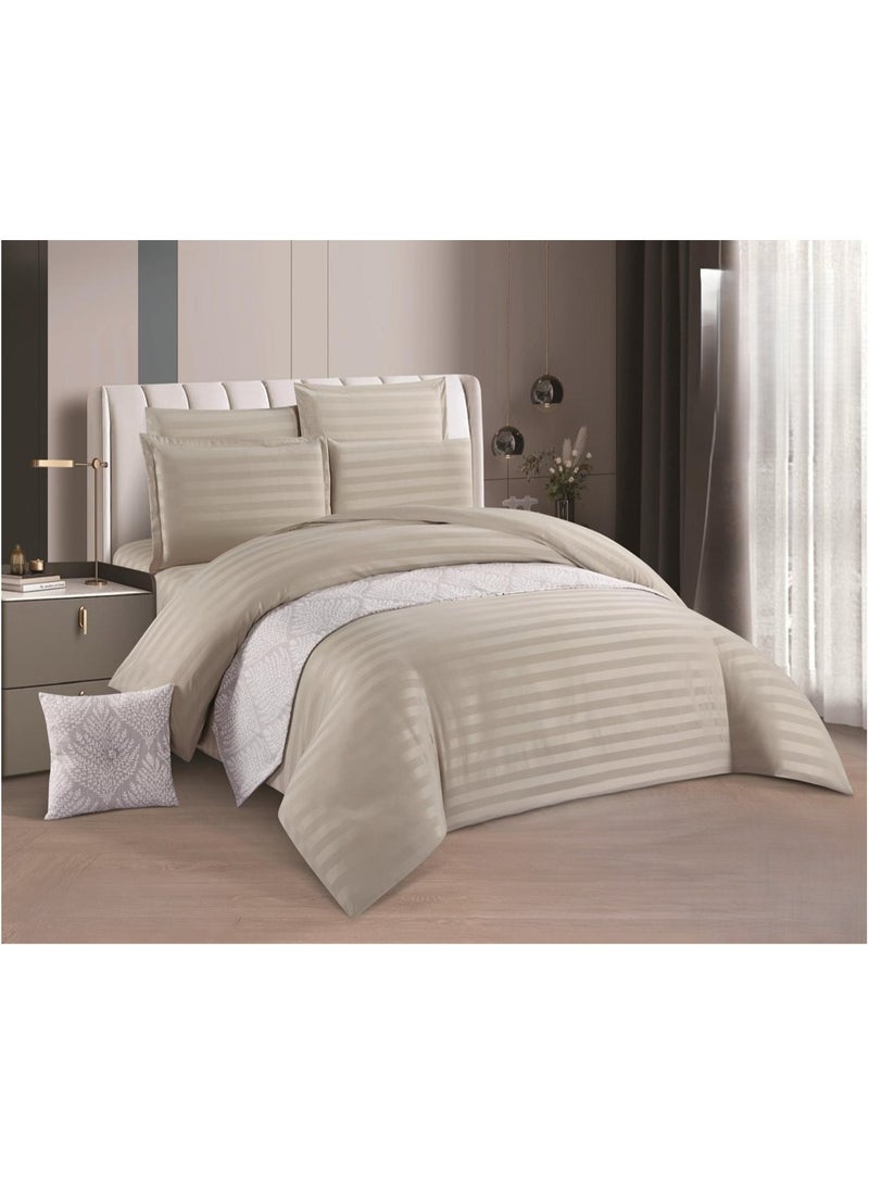 مارك مفرش نفرين فندقي ملكي ليمنحك الاناقة والراحه من اجود أنواع الخامات مقاس 240*260سم - Image 1