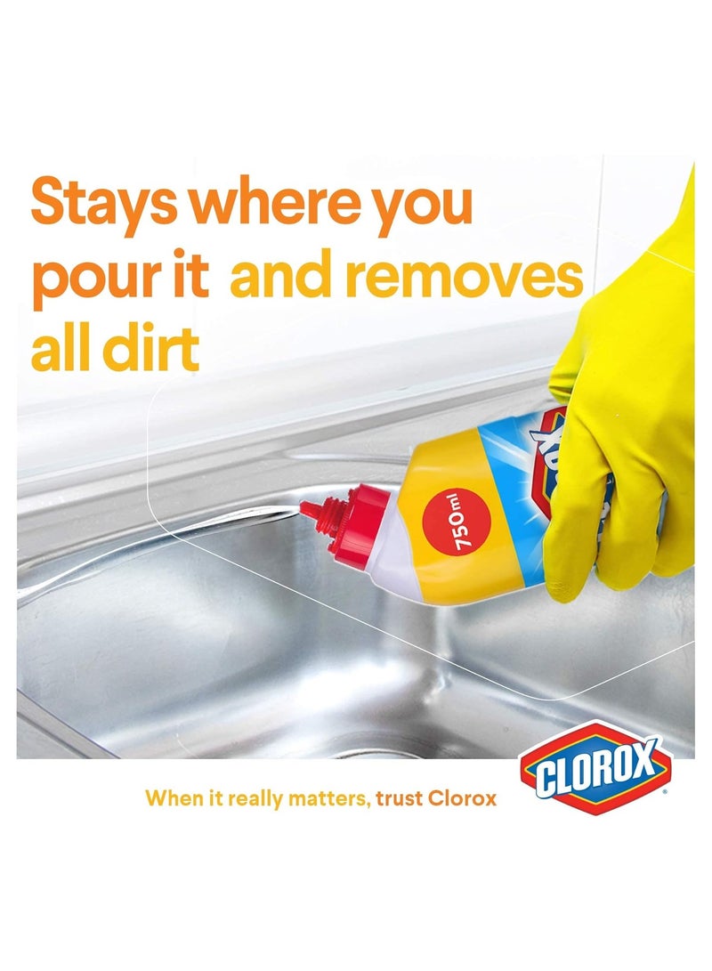 Clorox Citrus Bleach Gel And Cleaner 750 ML - Image 5