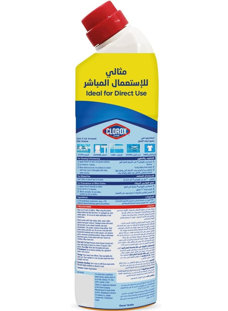 Clorox Citrus Bleach Gel And Cleaner 750 ML - Image 2