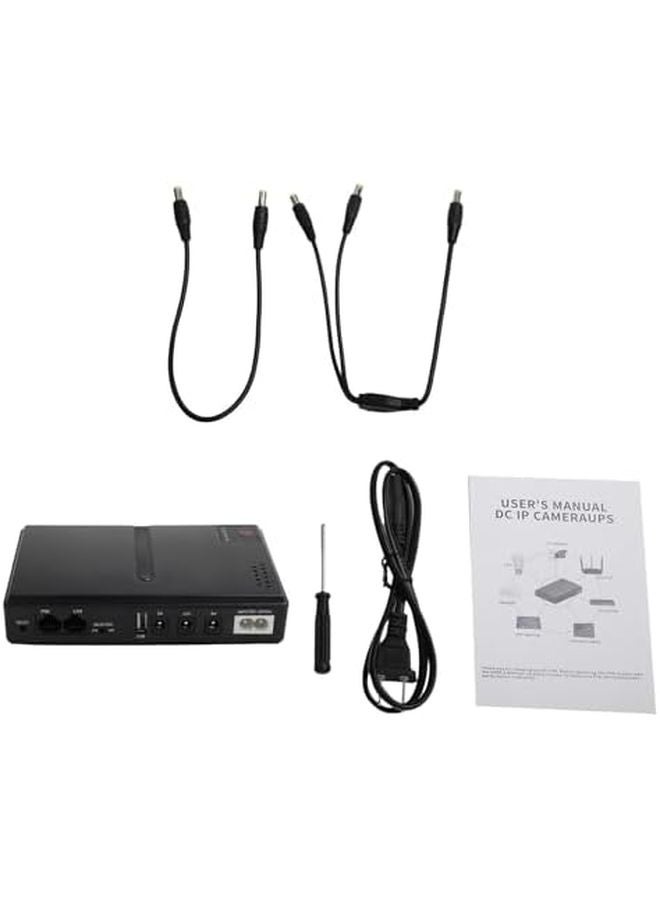 DC UPS Battery Backup 1018L Multi Voltage 5 9 12V Uninterruptible Power Supply For Router Modem Monitoring Equipment US Size - Image 1