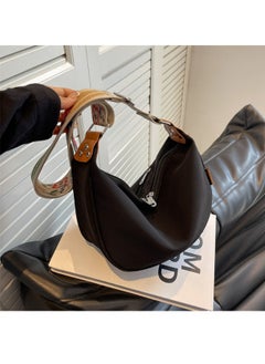 NIBEMINENT New Fashionable Commuter Premium Texture Fashionable Underarm Canvas One Shoulder Oblique Bag 
