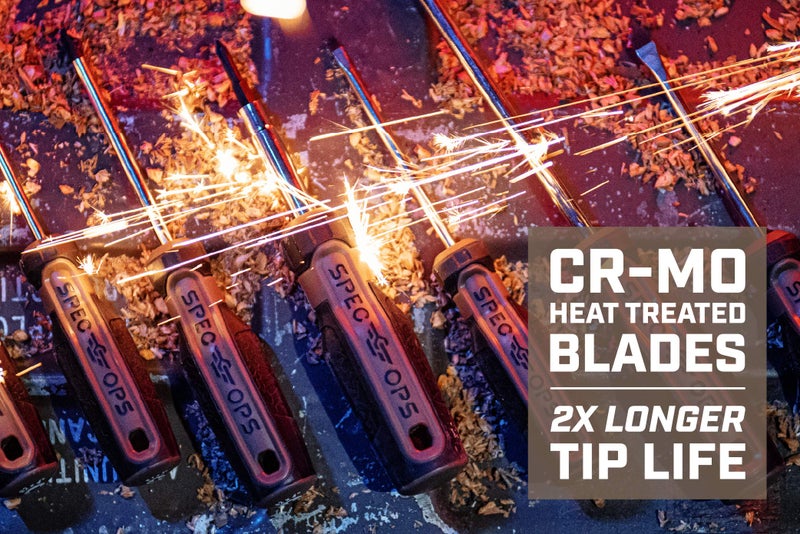 Spec-Ops Spec Ops Tools 8-Piece Screwdriver Set, Phillips, Slotted, Square, Magentic Tip, Cr-Mo Steel Shaft - Image 2