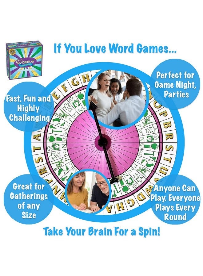 Game Development Group Wordplay - A Fast-Paced Word Challenge Board Game Where All Players Compete In Each Round - Adult & Family Game Night Fun - Image 2