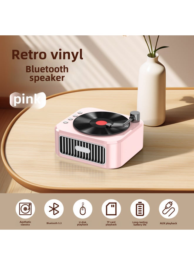 كوالتي مشغل صوت بلوتوث صغير جدًا بأسلوب رجعي متنقل للاستخدام الخارجي والإنترنت والاحتفالات والحفلات المباشرة - Image 1