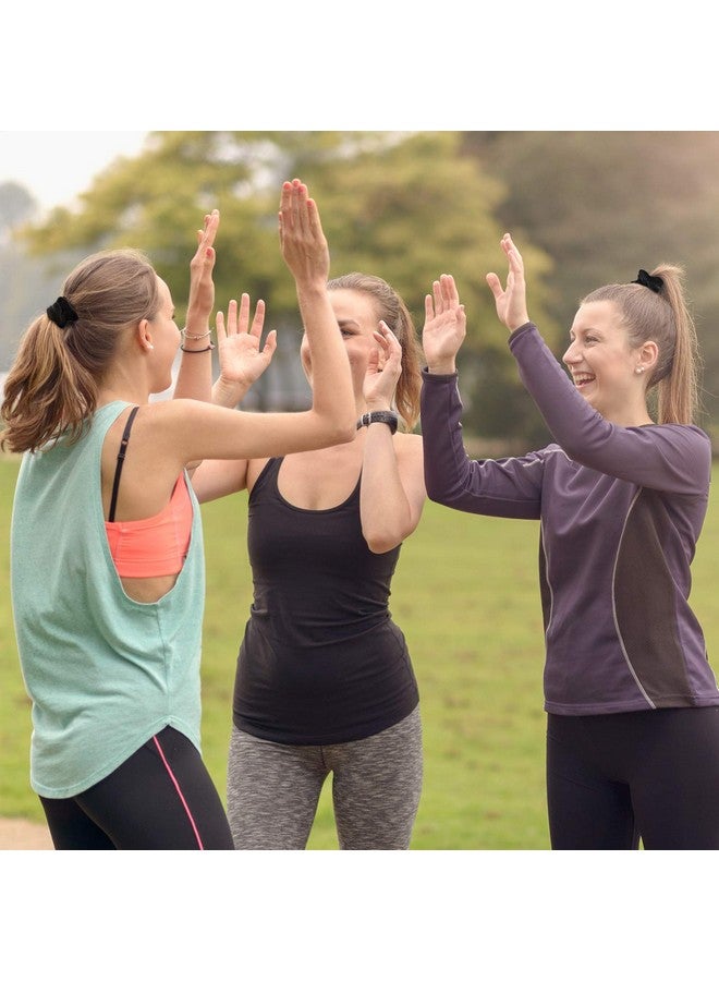 Bememo 28 Pieces Velvet Scrunchies Hair Ties Elastics Scrunchy Bobbles Soft Hair Bands Ponytail Holder Hair Accessories Cute Colors Elastic Hair Bands Party Favors For Teens Women Girls(Black) - Image 5