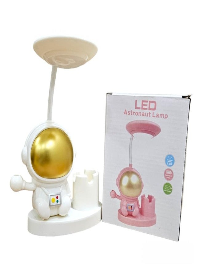 ARUNA DECOR Astronaut Kids Table Lamp, Portable Table Light, Cute Foldable Reading Light Bedroom Children's Table Lamp for Study | Return Gifts| Night lamp [13 inch] (Astronaut White) - Image 4