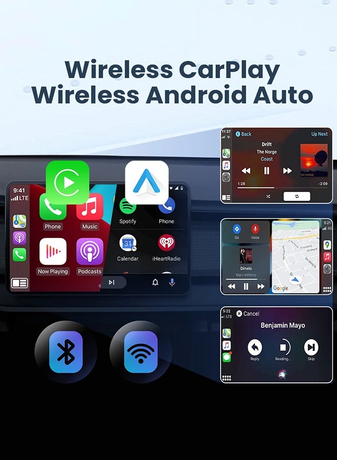 Digisand 2-in-1 Wireless CarPlay Dongle Wired to Wireless Android Auto Adapter AI Smart Box Car Intelligent Systems For Car With CarPlay - Image 3