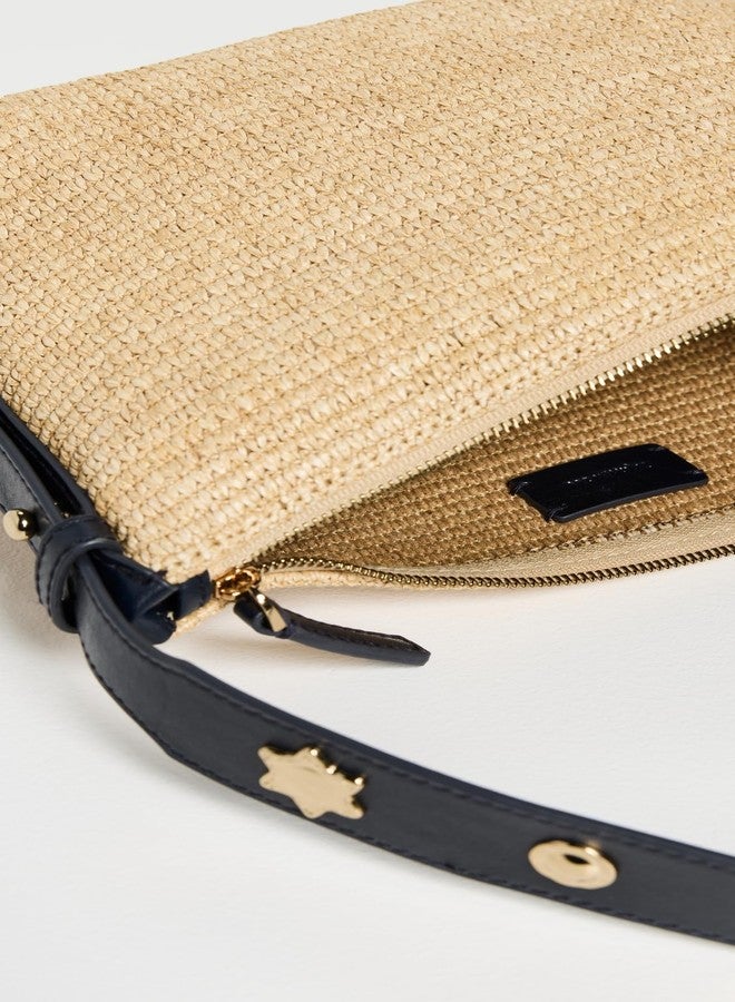 Made Well Madewell Women's The Sun Medallion Straw Shoulder Bag, Natural Multi, One Size - Image 5