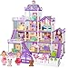 Seifar Doll House Playset for Kids Girls 4 Storey 13 Rooms 3 Dolls  2 Puppies Furniture  Accessories for 5678 Year Old Girls Purple - Image 2