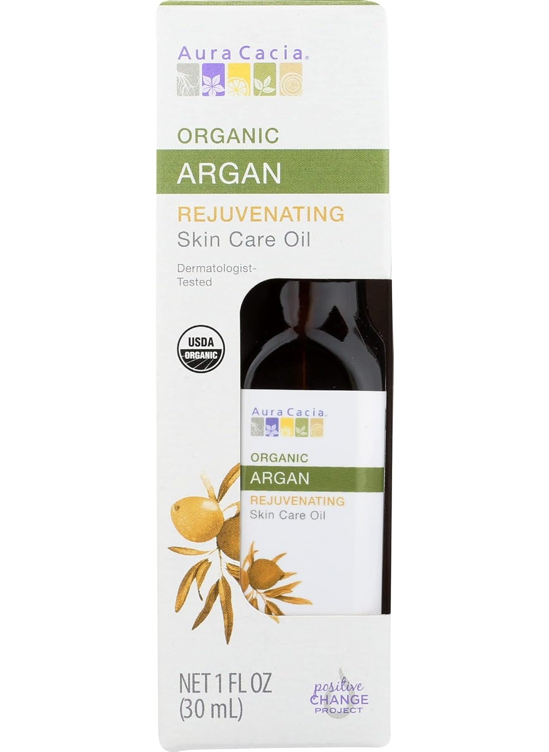 Aura Cacia Aura Cacia Organic Argan Skin Care Oil Rejuvenating Non GMO Synthetics Free 1 Fluid Ounces Pack Of 3 