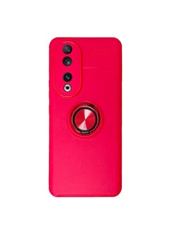 X-level Honor 90 5G Case Cover Protector Accessories with Magnetic Car Mount Magnetic Ring Holder Anti-Scratch Shockproof Phone Back Cover Durable Full Body Protection for Honor 90 5G  - Image 1