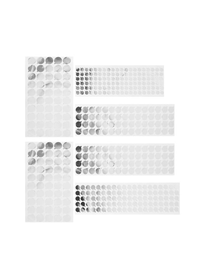 silvercnc 6 Sheets Aluminium Foil Film Sealing Sticker Bottle Stopper Sealing Label for Toothpaste Cosmetic Soft Tube