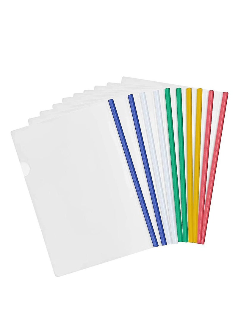 Libra Sliding Bar A4 File Mix Color (PACK OF 10 PCS) - Image 1