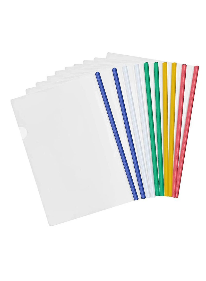 Libra Sliding Bar A4 File Mix Color (PACK OF 10 PCS) - Image 2