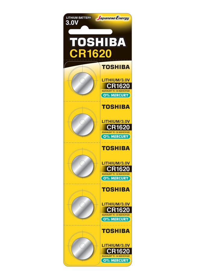 توشيبا بطارية ليثيوم عملة 5 قطع