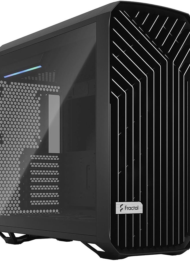Fractal Design - Fractal Design Torrent E-ATX Mid Tower Computer Case, 7x Expansion Slots, High Airflow, 4 x 2.5" Bays, Supports Radiators up to 16.5", 2x 180mm & 3x 140mm Fans, Black TG Dark Tint | FD-C-TOR1A-06 - Image 1