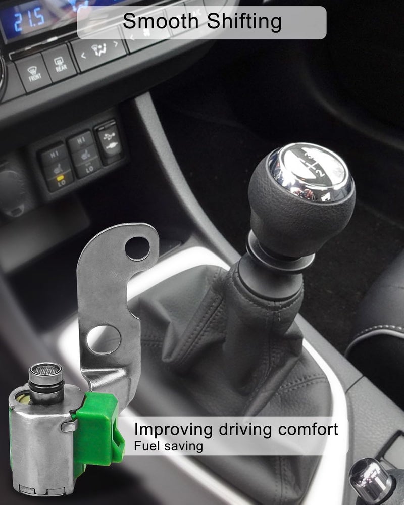 AUGREX Upgrade Transmission Shift Solenoid Valve Replace 35250-12030 A245E A246E Fit for Toyota Corolla 1.8L Matrix 2003 2004 2005 2006, Trans Control Solenoid - Image 2