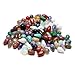 LE SKY 40 Pcs Healing Loose Beads Faceted Water Drop Shape Natural Multicolor Stone Pendants Crystal for Jewelry Making DIY Craft - Image 2