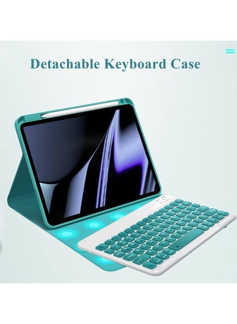 TIGER Keyboard Case for iPad 10.2" 9th, 8th, 7th Generation – Magnetically Detachable Wireless Keyboard with Pencil Holder for iPad 9, iPad 8, iPad 7, Air 3, Pro 10.5 – Black - Image 5