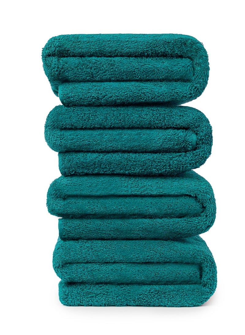 CLEANUP TOWELS Cleanup Towels Set of 04 Bath Towels. Size 70x130 Cm. Durable Quality With Excellent Color Options Specially Designed To Match Your Washrooms, Homes, Spas And Hotels As You Desire. Well Absorbant Durable Lasts Long. 550 + GSM Guranteed.  - Image 4