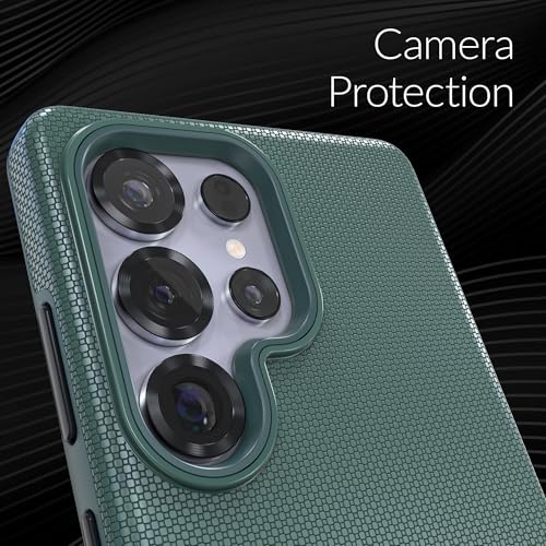Crave Dual Guard Compatible with Samsung Galaxy S25 Ultra Case, Shockproof Protection Dual Layer Case for Samsung Galaxy S25 Ultra - Forest Green - Image 3