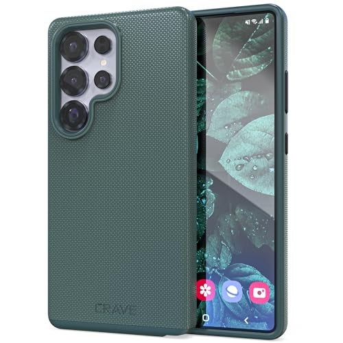 Crave Dual Guard Compatible with Samsung Galaxy S25 Ultra Case, Shockproof Protection Dual Layer Case for Samsung Galaxy S25 Ultra - Forest Green - Image 1
