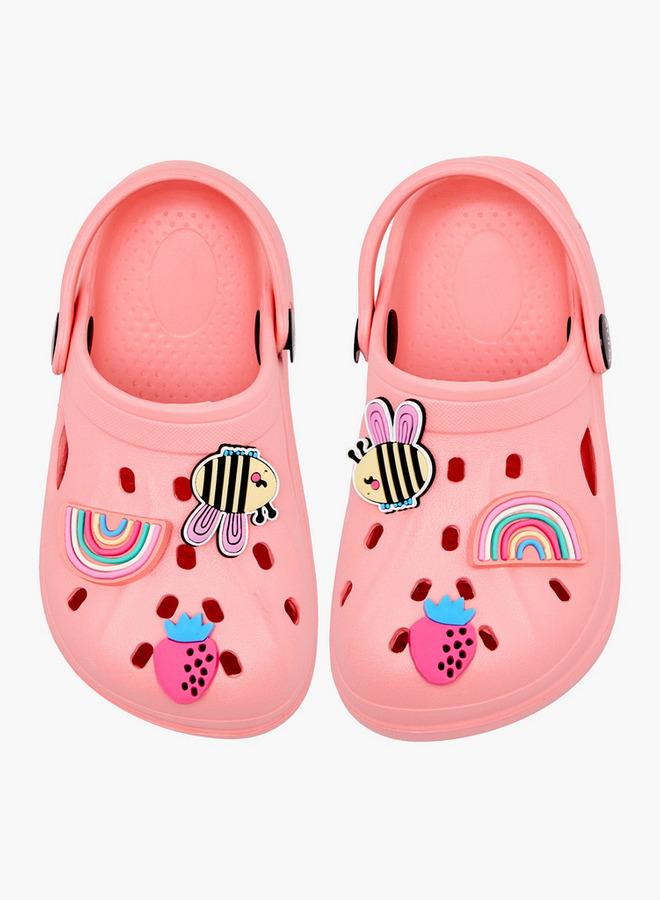 Aqua Girls Jibbitz Embellished Clogs - Image 2