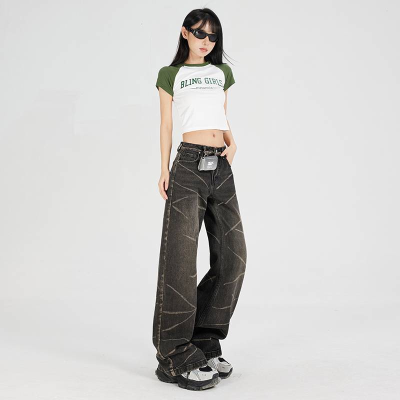 Unisex Classic Denim Jeans Loose Fit Daily Outdoor Wear - Image 4