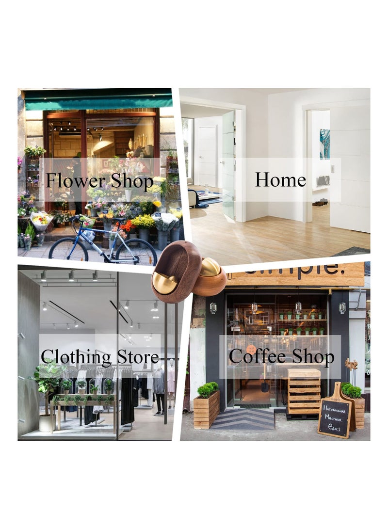 Shopkeepers Bell for Door Opening, Magnetic Attached Doorbell Chime for Business,  Hanging Bells for Home Office Store Door Entry Alert Chime and Decoration, Magnetically Attached Bells for Door - Image 2