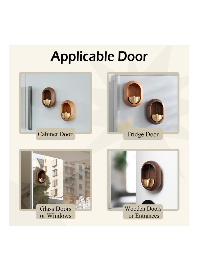 Shopkeepers Bell for Door Opening, Magnetic Attached Doorbell Chime for Business,  Hanging Bells for Home Office Store Door Entry Alert Chime and Decoration, Magnetically Attached Bells for Door - Image 4