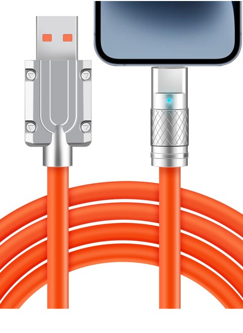 سلك شحن USB متوافق مع آيفون 14 13 13 12 11 برو 11 ماكس Xr Xr Xs X 8 8 7 iPad، كابل شحن سريع 6 أمبير، سلك شاحن 6 أقدام للآيفون، كابل شحن سريع USB مع شحن مزامنة بيانات عالي السرعة